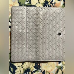 Bottega  Wallet Organizer in Light Gray